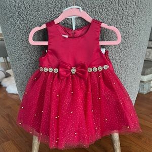 American Princess red dress 12 months